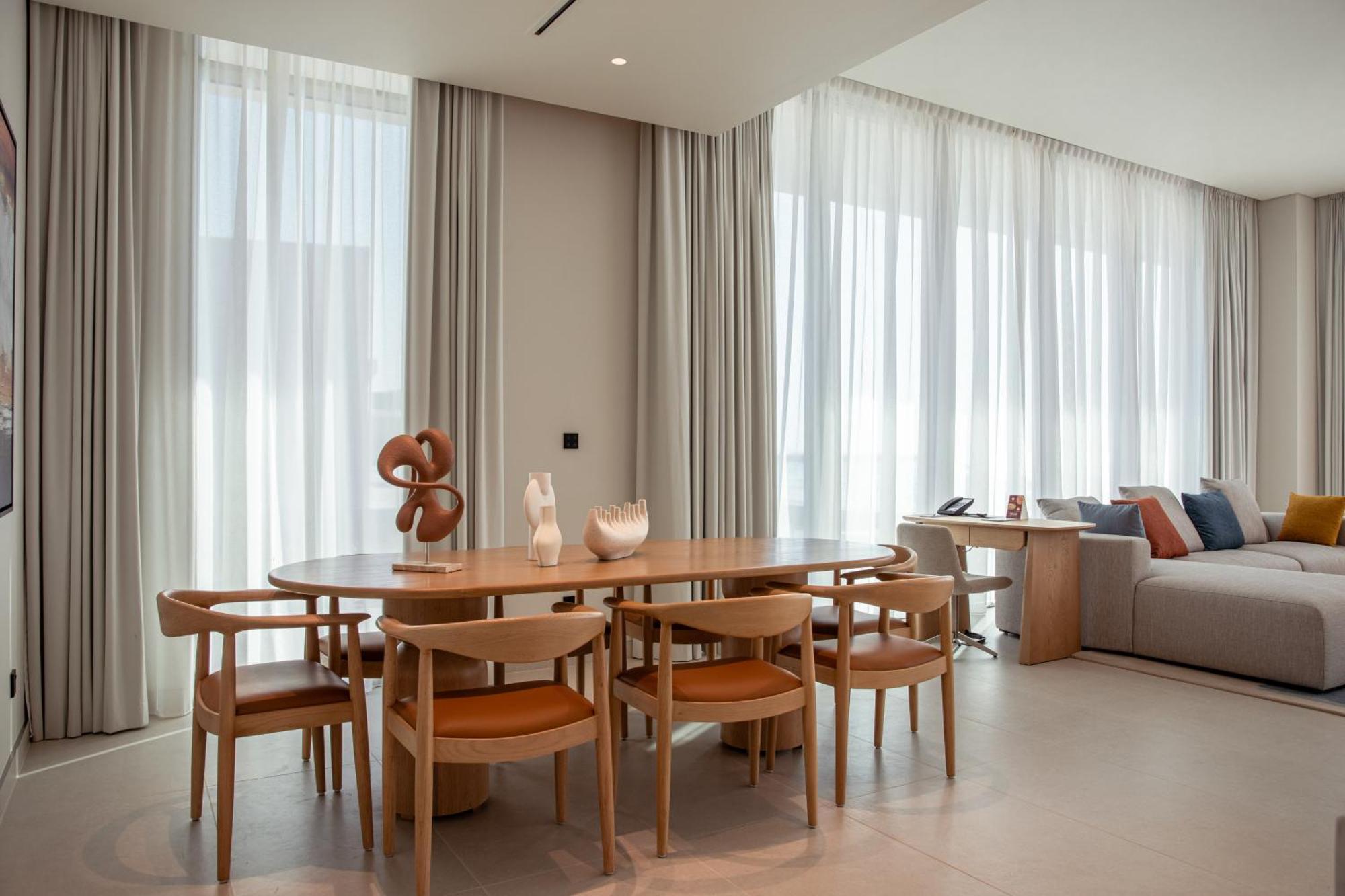 アジマン ホテル アジュマーン エクステリア 写真 A dining room